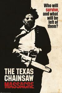 Plakát, Obraz - Texaský masakr motorovou pilou - Who Will Survive?, (61 x 91.5 cm)