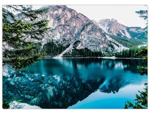 Obraz Jezera v Alpách (70x50 cm)