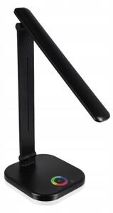 LED RGBW Stmívatelná stolní lampa s bezdrátovým nabíjením LED/7W/5V USB černá