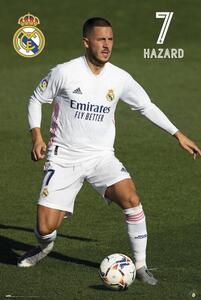 Plakát, Obraz - Real Madrid - Hazard 2020/2021, (61 x 91.5 cm)