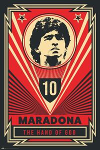 Plakát, Obraz - Maradona - The Hand Of God, (61 x 91.5 cm)