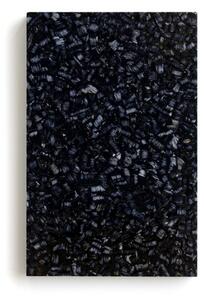 Woodio Umyvadlo Cube60, černé char / zápustné