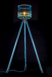 Lampa stojací designová S-HOO-02 Modrá