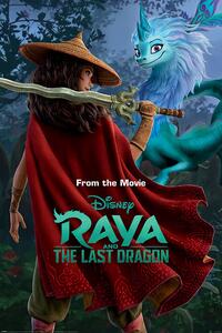 Plakát, Obraz - Raya and the Last Dragon - Warrior in the Wild
