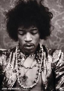 Plakát, Obraz - Jimi Hendrix - Hollywood 1967, (59.4 x 84.1 cm)