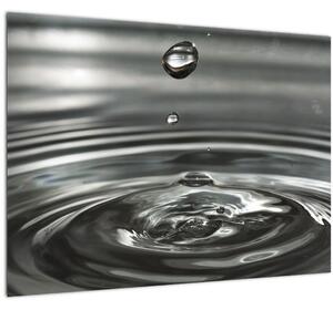 Obraz kapky vody (70x50 cm)