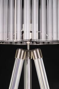 Lampa stojací designová S-HOO-01 Stříbrná