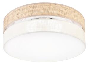 LED Stropní svítidlo SIRJA BOHO LED/36W/230V pr. 45 cm béžová/krémová