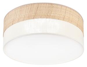 LED Stropní svítidlo SIRJA BOHO LED/20W/230V pr. 35 cm béžová/krémová