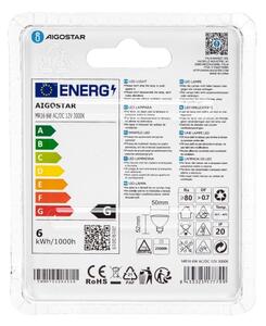 LED Žárovka MR16 GU5,3/6W/12V 3000K - Aigostar