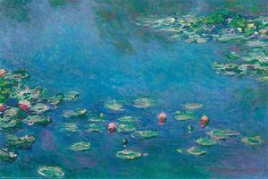 Plakát, Obraz - Claude Monet - Waterlillies, (91.5 x 61 cm)