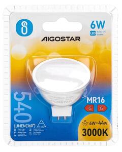 LED Žárovka MR16 GU5,3/6W/12V 3000K - Aigostar
