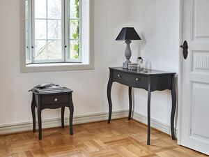 Noční stolek Baroko - černá