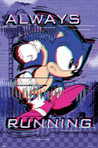 Plakát, Obraz - Sonic the Hedgehog - Always Runnig