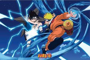 Plakát, Obraz - Naruto Shippuden - Naruto & Sasuke