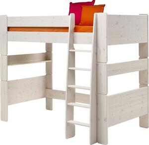 Dětská vyvýšená postel Dany 90x200 cm (výška 164cm) - masiv/bílá