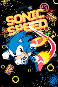 Plakát, Obraz - Sonic the Hedgehog - Speed