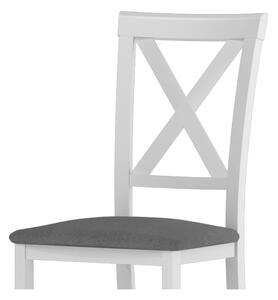 Židle ALICE 101 bílý sibu / šedá savana 21