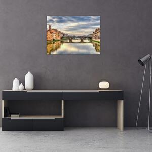 Obraz - Most přes řeku (70x50 cm)