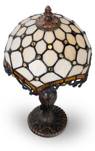 Brilagi - Tiffany vitrážová stolní lampa IVORY 1xE27/60W/230V