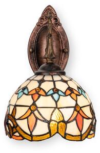 Brilagi - Tiffany vitrážová nástěnná lampa MIRABELLA 1xE14/40W/230V