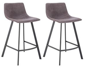 2 x Barová židle Hawaj CL-845-1 | tmavě šedá