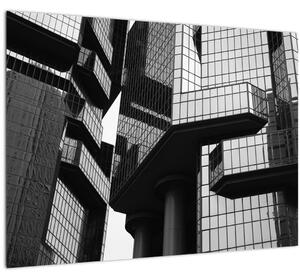 Obraz skleněných budov (70x50 cm)