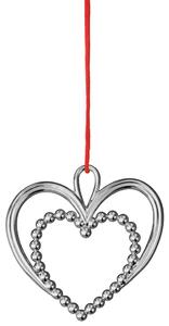 Rosendahl Vánoční ozdoba Pearl Heart - Silver RSD221