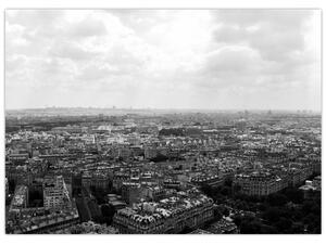 Obraz - Střechy domů v Paříži (70x50 cm)