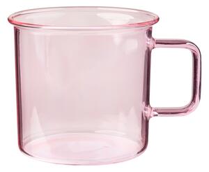 Muurla Hrnek Glass 0,35l, růžový
