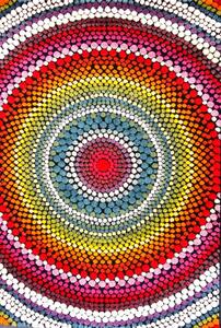 Kusový koberec RELIEF 22844 multi BARVA: Vícebarevný, ROZMĚR: 80x150 cm