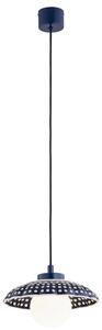 Argon 8948 - Lustr na lanku BOLL 1xG9/6W/230V modrá