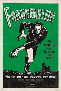 Plakát, Obraz - Frankenstein, (61 x 91.5 cm)