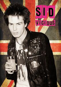 Plakát, Obraz - Sid Vicious - Union Jack