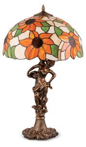 Brilagi - Tiffany vitrážová stolní lampa SUNFLOWER 1xE27/60W/230V