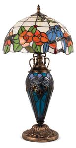Brilagi - Tiffany vitrážová stolní lampa JUNGLE 1xE27/60W/230V + 1xE14/40W