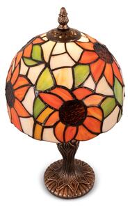 Brilagi - Tiffany vitrážová stolní lampa SUNFLOWER 1xE27/60W/230V