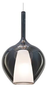 Ideal Lux Závěsné svítidlo KALIQUE-1, 1xE27, ø 28 cm, v. 253,5 cm Barva: Kouřově šedá