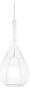 Ideal Lux Závěsné svítidlo KALIQUE-3, 1xE27, ø 18 cm, v. 243,5 cm Barva: Kouřově šedá