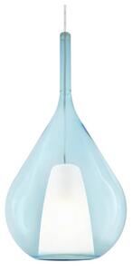 Ideal Lux Závěsné svítidlo KALIQUE-3, 1xE27, ø 28 cm, v. 262,5 cm Barva: Azurová