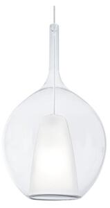 Ideal Lux Závěsné svítidlo KALIQUE-2, 1xE27, ø 28 cm, v. 256,5 cm Barva: Azurová