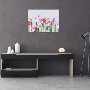 Obraz jarních květin (70x50 cm)