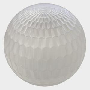 ACB Iluminacion Nástěnné LED svítidlo PARMA, pr.18cm, 1xE27 15W, IP44 Barva skla: Frosted, Barva konstrukce: Černá