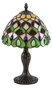 Brilagi - Tiffany vitrážová stolní lampa MARGARET 1xE14/40W/230V