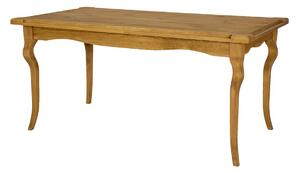 Dřevěný stůl 90x160 rustikální LUD 01 - K01 světlá borovice