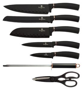 BERLINGERHAUS Sada nožů ve stojanu 8 ks Black Rose Collection BH-2421