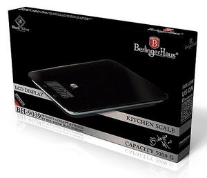 -BERLINGERHAUS BERLINGERHAUS Váha kuchyňská digitální 5 kg Black Silver Collection BH-9039