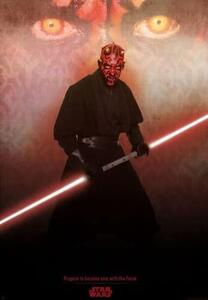 Plakát, Obraz - Star Wars - Darth Maul, (68 x 98 cm)