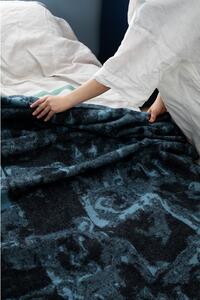 Lapuan Kankurit Vlněná deka Otso 130x200, černo-modrá