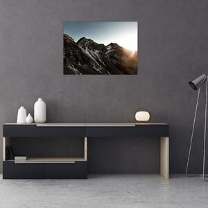 Obraz skalnatého pohoří (70x50 cm)